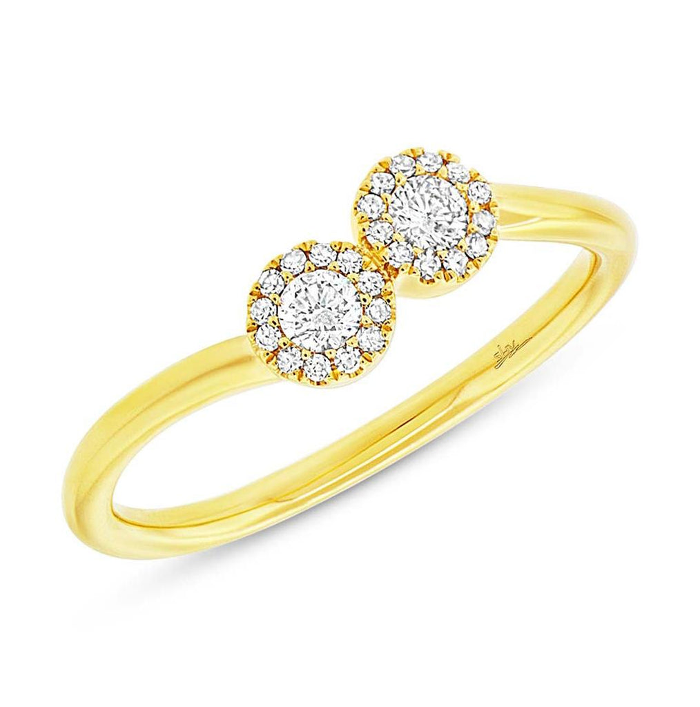 0.23 Ctw 14k Yellow Gold Diamond Womens Ring