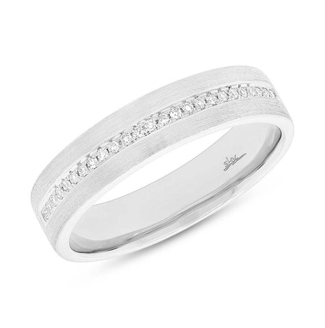 0.08 Ctw 14k White Gold Diamond Womens Band