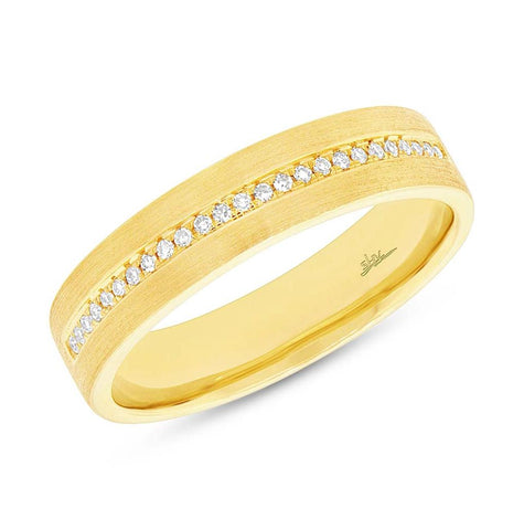 0.08 Ctw 14k Yellow Gold Diamond Womens Band