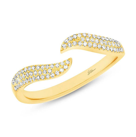 0.17 Ctw 14k Yellow Gold Diamond Womens Ring