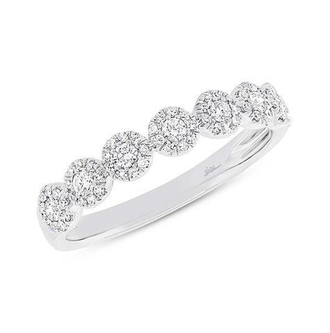 0.35 Ctw 14k White Gold Diamond Womens Ring