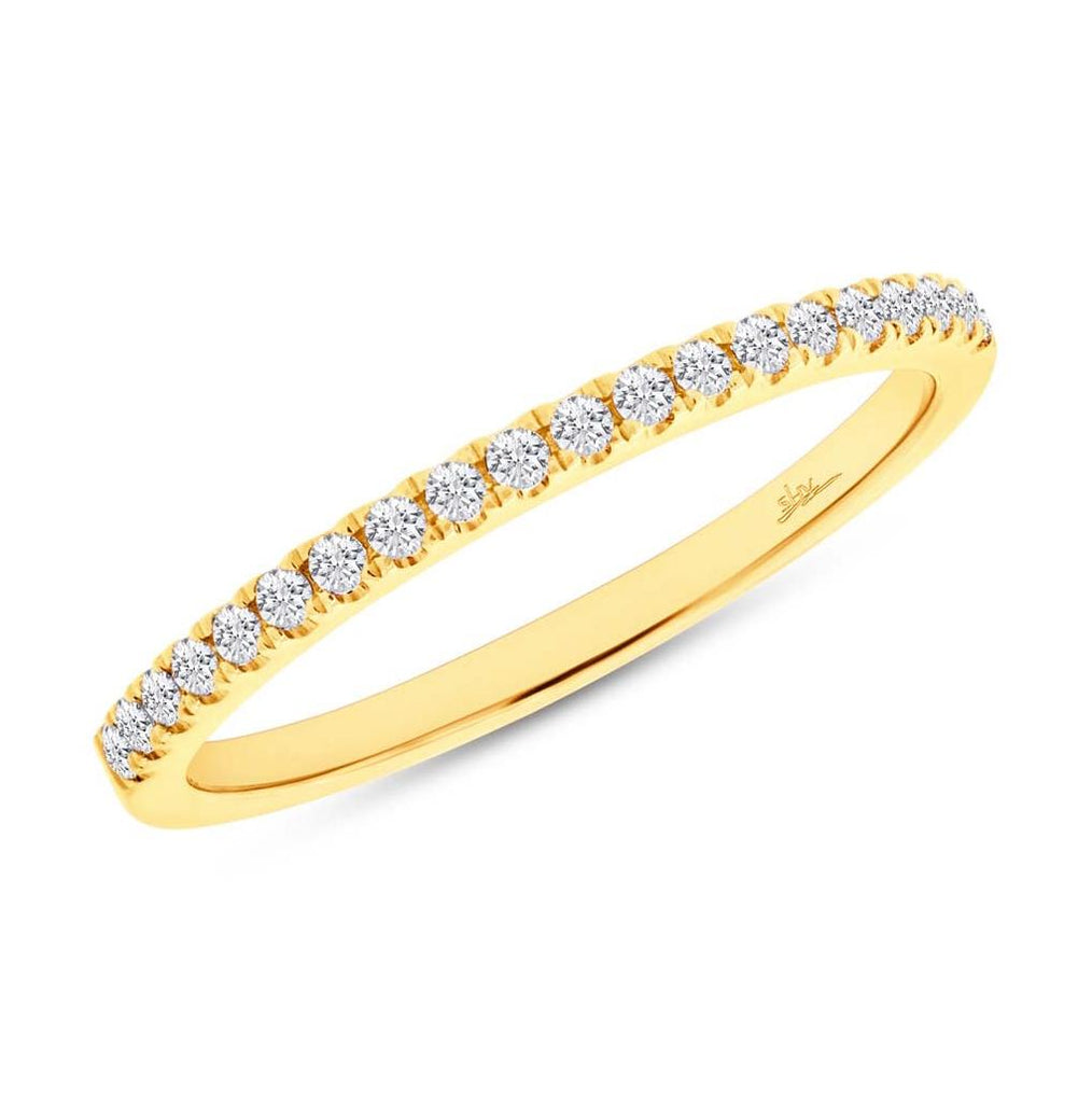 0.18 Ctw 14k Yellow Gold Diamond Womens Band