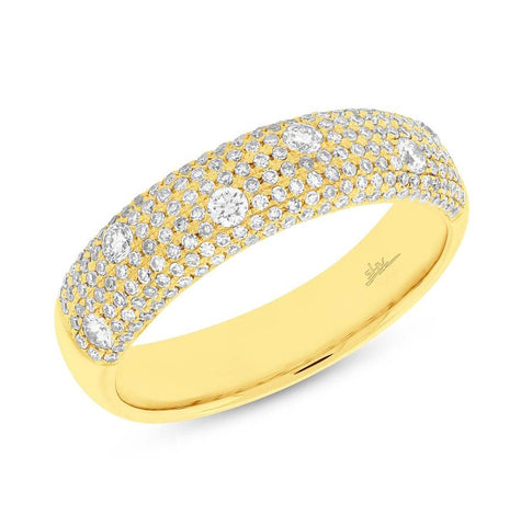 0.63 Ctw 14k Yellow Gold Diamond Womens Ring