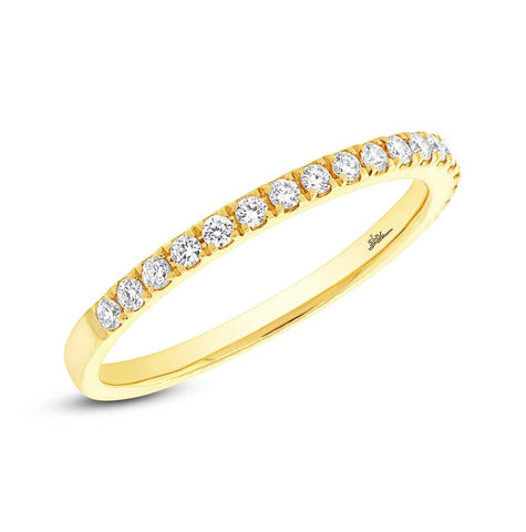 0.40 Ctw 18k Yellow Gold Diamond Womens Band