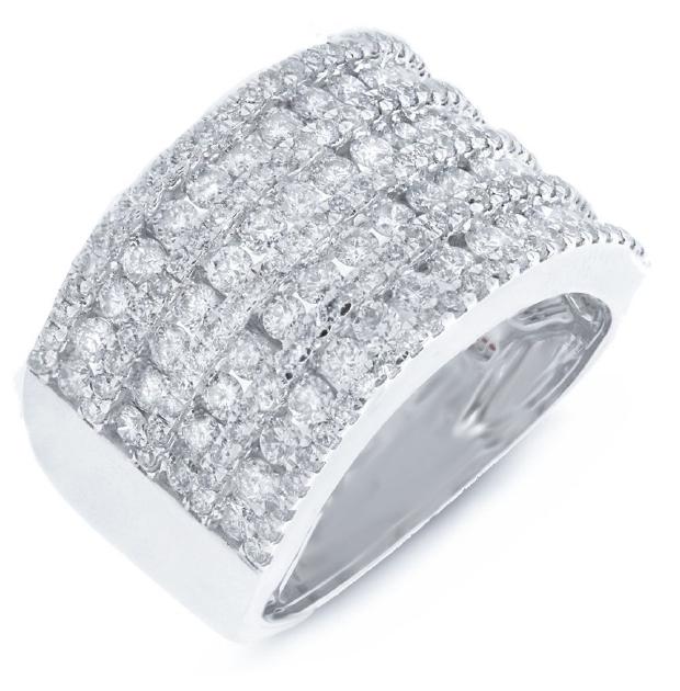 2.05 Ctw 14k White Gold Diamond Womens Ring