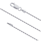 .925 Sterling Silver Camilla Chain Diamond Cut (1.3mm), <b>size: 16</b>