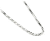 .925 Sterling Silver Rhodium Plated 2.4mm Coreana Chain, <b>size: 18</b>