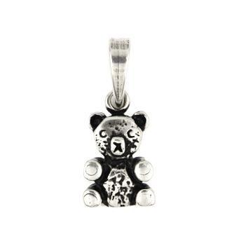 .925 Sterling Silver Teddy Bear Charm