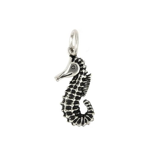 .925 Sterling Silver Sea Horse Charm