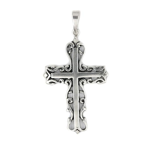 .925 Sterling Silver Cross Pendant