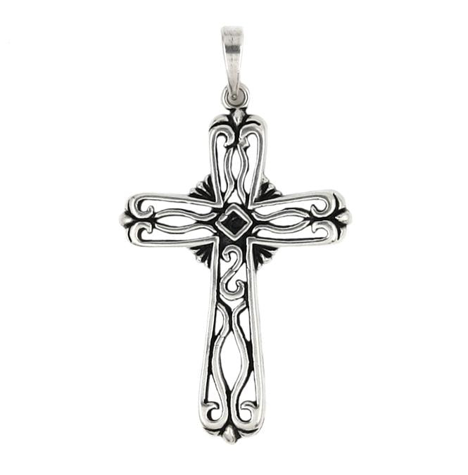 .925 Sterling Silver Cross Pendant