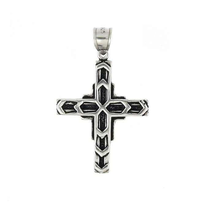 .925 Sterling Silver Cross Pendant