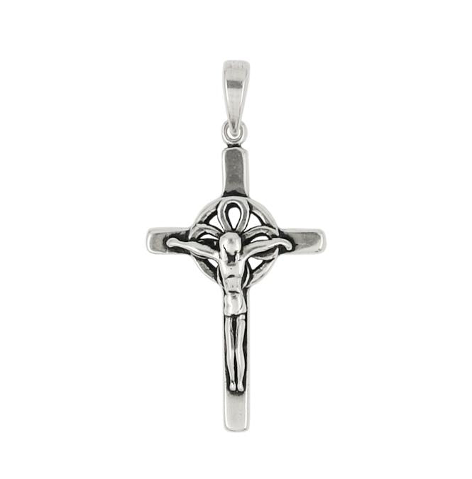 .925 Sterling Silver Crucifix Pendant