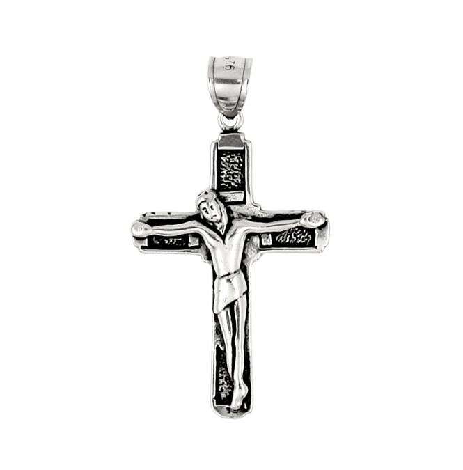 .925 Sterling Silver Crucifix Pendant