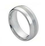 Cobalt Ring Polished Shiny With Brushed Center 8mm, <b>size: 10</b>