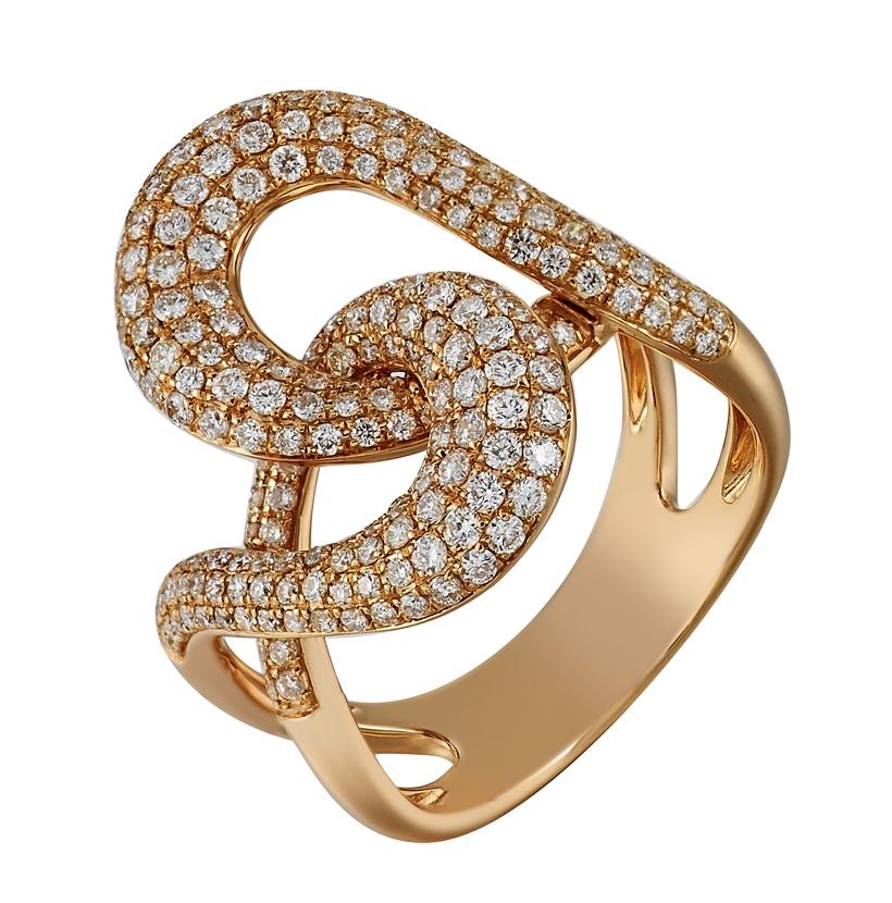 1.27 Ctw Diamond 14k Rose Gold Round Shape Womens Diamond Ring