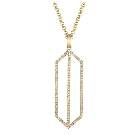 0.27 Ctw Diamond 14k Yellow Gold Round Shape Womens Diamond Necklace Pendant With 16 Inch Chain