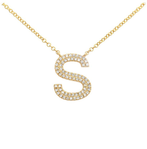 0.15 Ctw Diamond 14k Yellow Gold Round Shape Womens Diamond Necklace