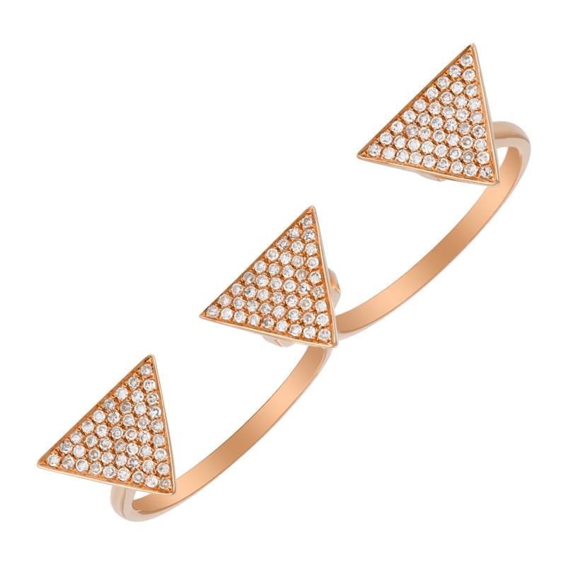 0.4 Ctw Diamond 14k Rose Gold Round Shape Womens Diamond Ring