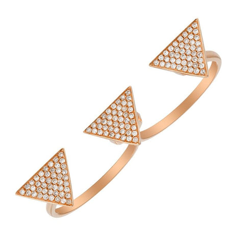 0.4 Ctw Diamond 14k Rose Gold Round Shape Womens Diamond Ring