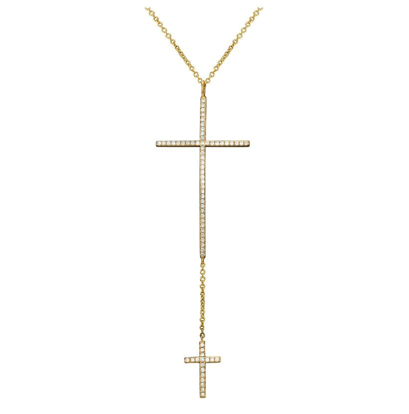 0.27 Ctw Diamond 14k Yellow Gold Round Shape Womens Diamond Necklace Pendant With 16 Inch Chain