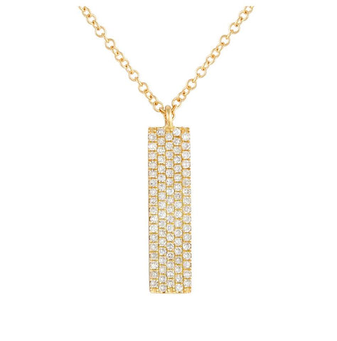 0.23 Ctw Diamond 14k Yellow Gold Round Shape Womens Diamond Necklace Pendant With 16 Inch Chain