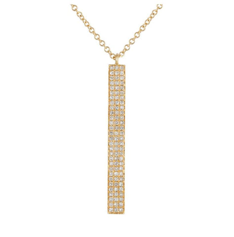 0.27 Ctw Diamond 14k Yellow Gold Round Shape Womens Diamond Necklace Pendant With 16 Inch Chain