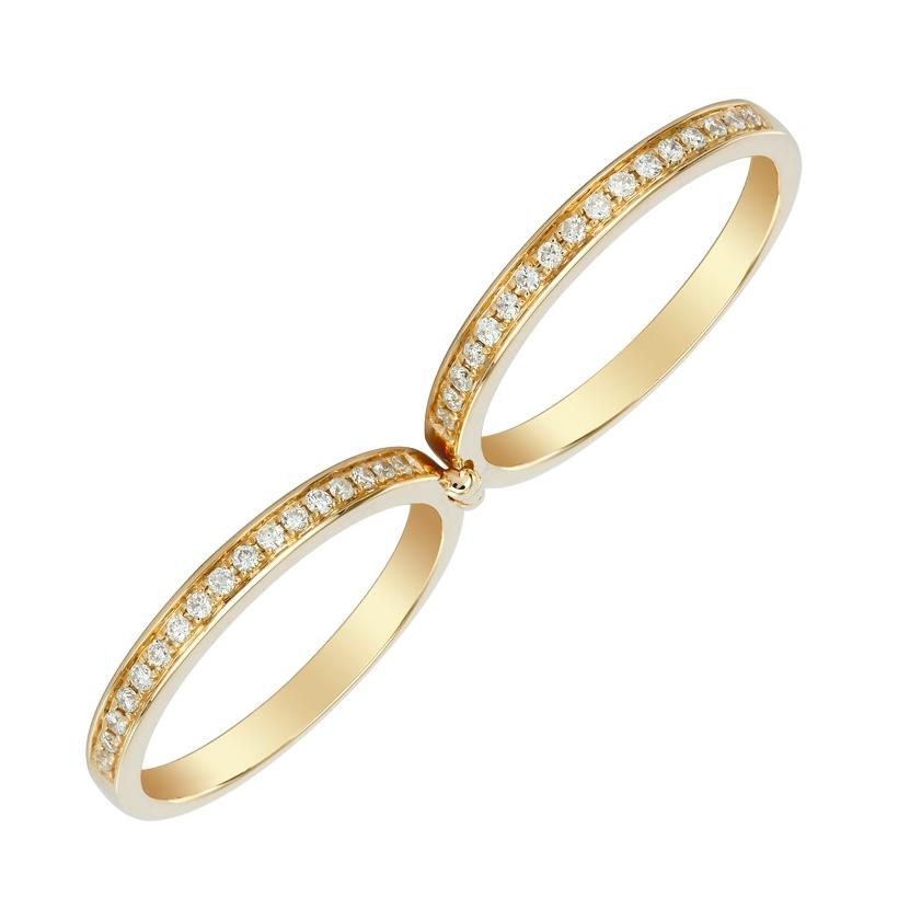 0.23 Ctw Diamond 14k Yellow Gold Round Shape Womens Diamond Ring