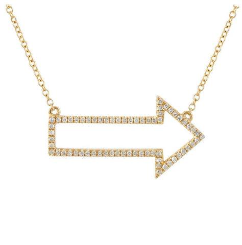 0.17 Ctw Diamond 14k Yellow Gold Diamond Necklace