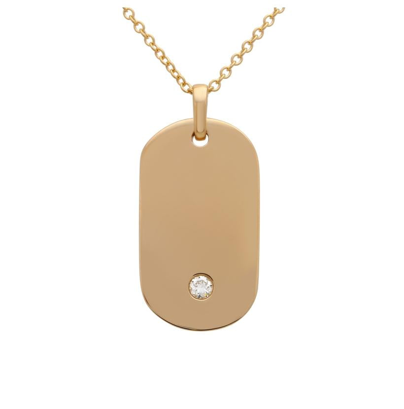 0.05 Ctw Diamond 14k Yellow Gold Round Shape Womens Diamond Necklace Pendant With 16 Inch Chain