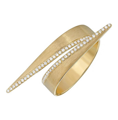 0.18 Ctw Diamond 14k Yellow Gold Round Shape Womens Diamond Ring