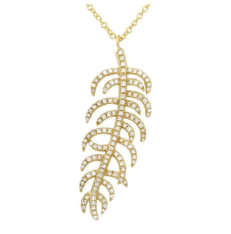 0.33 Ctw Diamond 14k Yellow Gold Round Shape Womens Diamond Necklace Pendant With 16 Inch Chain