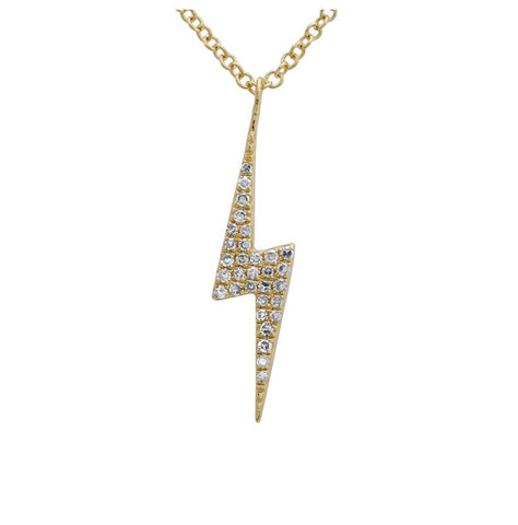 0.08 Ctw Diamond 14k Yellow Gold Round Shape Womens Diamond Necklace Pendant With 16 Inch Chain