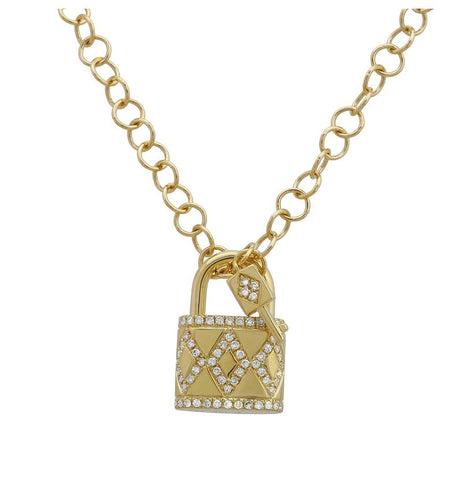 0.34 Ctw Diamond 14k Yellow Gold Round Shape Womens Diamond Necklace Pendant With 16 Inch Chain