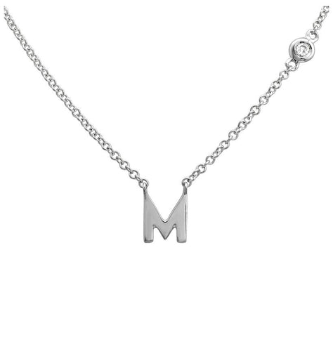 0.02 Ctw Diamond 14k White Gold Round Shape Womens Diamond Necklace