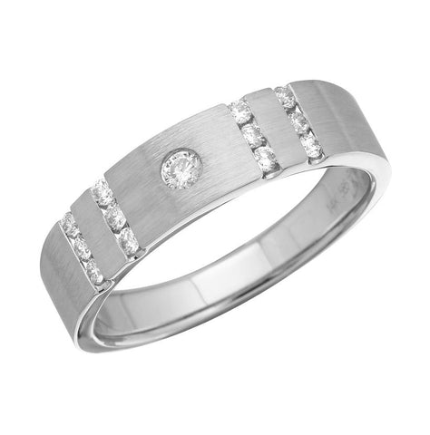 14k White Gold Womens Ring