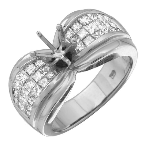 14k White Gold Womens Wedding Engagement Ring