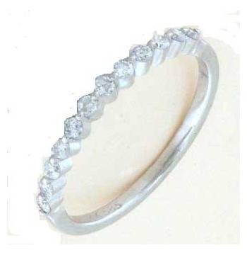 0.22 Ctw Diamond 14k White Gold Round Shape Womens Diamond Ring