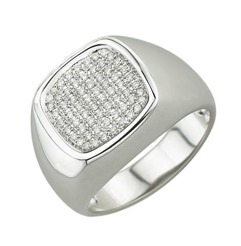 0.32 Ctw Diamond 14k White Gold Round Shape Womens Diamond Ring