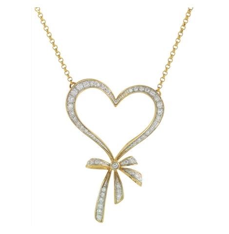 0.22 Ctw Diamond 14k Yellow Gold Round Shape Womens Diamond Necklace Pendant With 16 Inch Chain