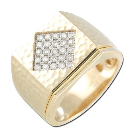 0.5 Ctw Diamond 14k Yellow Gold Round Shape Womens Diamond Ring