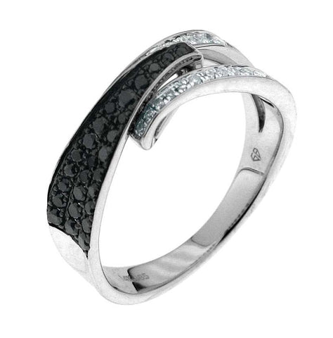 0.37 Ctw Diamond 14k White Gold Round Shape Womens Diamond Ring