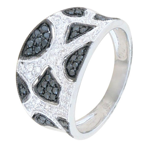 0.31 Ctw Diamond 14k White Gold Round Shape Womens Diamond Ring