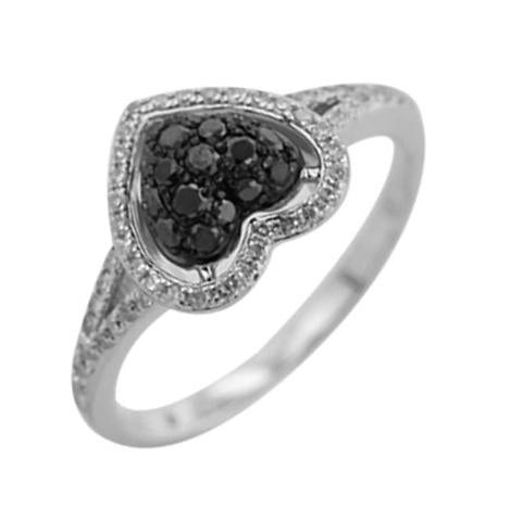 0.5 Ctw Diamond 14k White Gold Round Shape Womens Diamond Ring