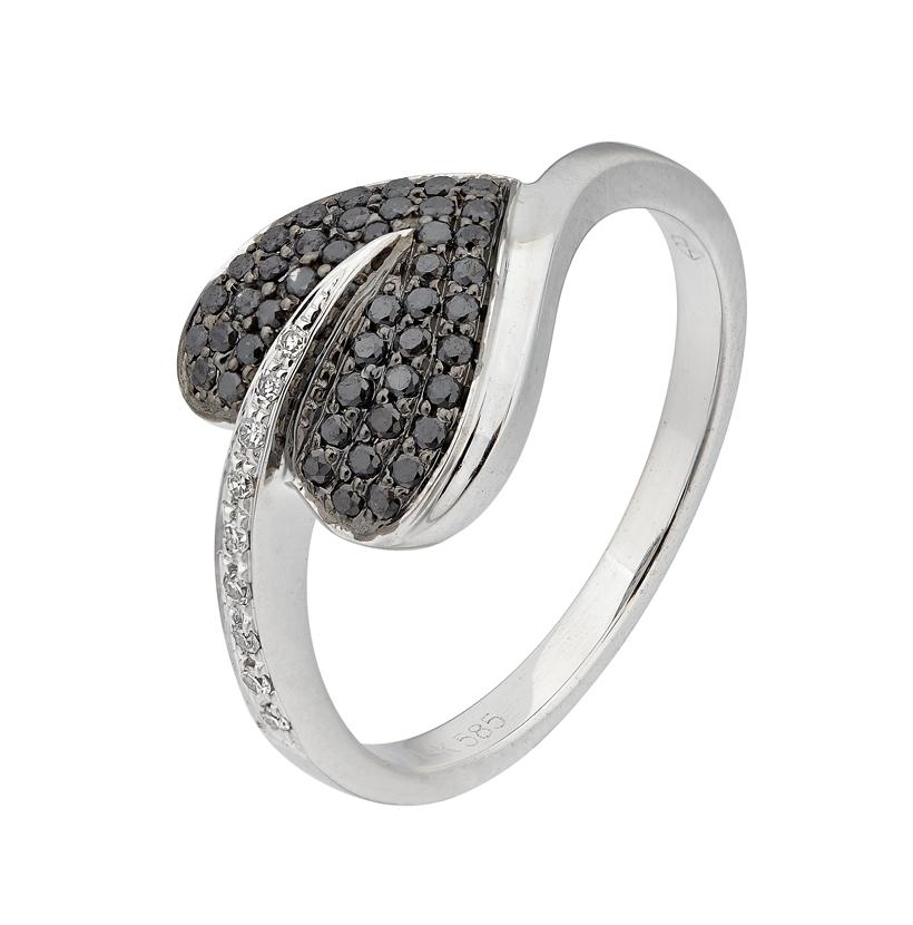 0.25 Ctw Diamond 14k White Gold Round Shape Womens Diamond Ring