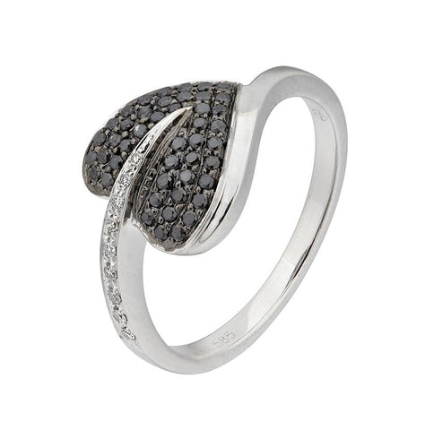 0.25 Ctw Diamond 14k White Gold Round Shape Womens Diamond Ring