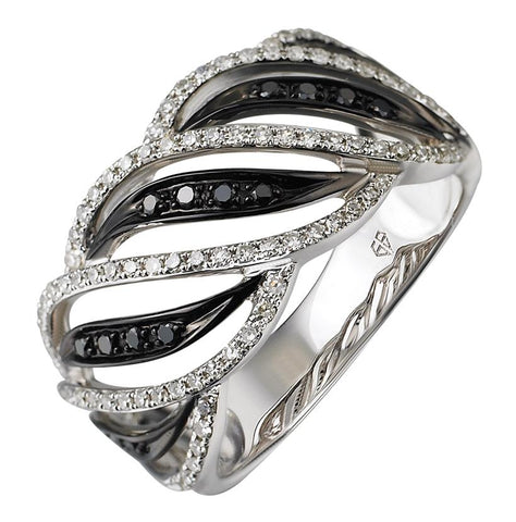 0.4 Ctw Diamond 14k White Gold Round Shape Womens Diamond Ring