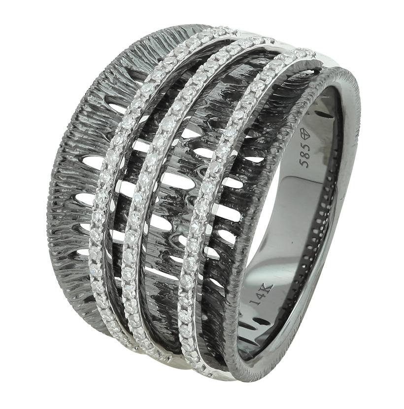 0.3 Ctw Diamond 14k White Gold Round Shape Womens Diamond Ring