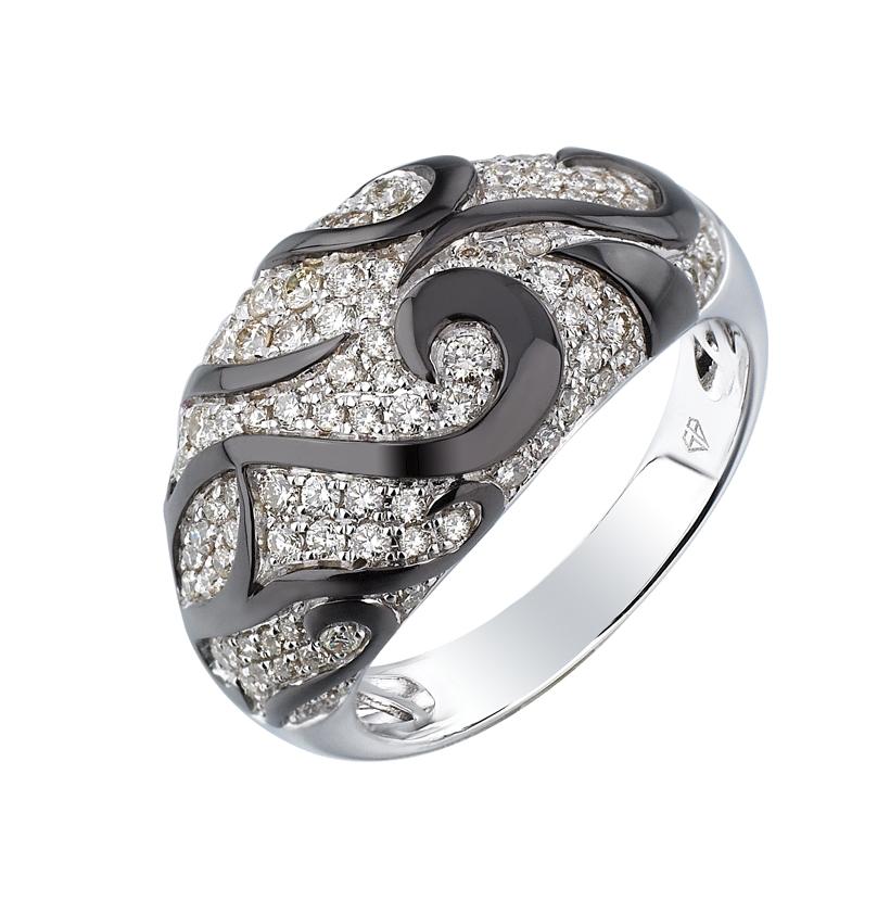 0.8 Ctw Diamond 14k White Gold Womens Diamond Ring