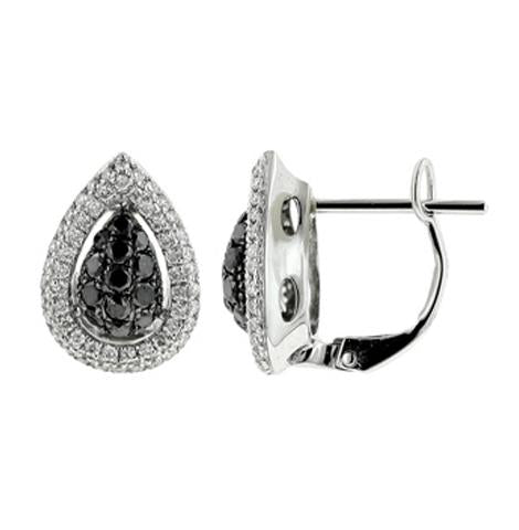 0.8 Ctw Diamond 14k White Gold Womens Diamond Earrings